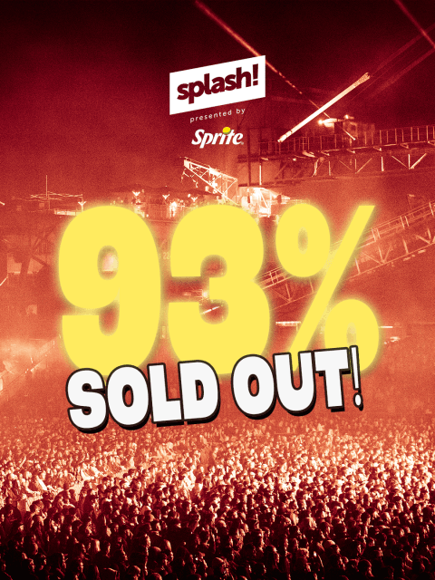 93% SOLD OUT: Endspurt für splash! 2026
